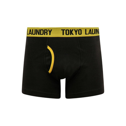 Tokyo Laundry - Pack boxer homme jaune - Sélection cadeau de Noël LES ESSENTIELS HOMME