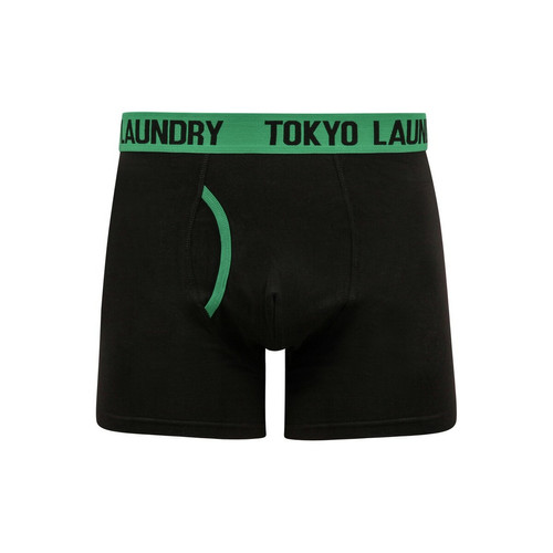 Tokyo Laundry - Pack boxer homme vert - Sélection Cadeau De Noël Sous-Vêtement Et Pyjama Design