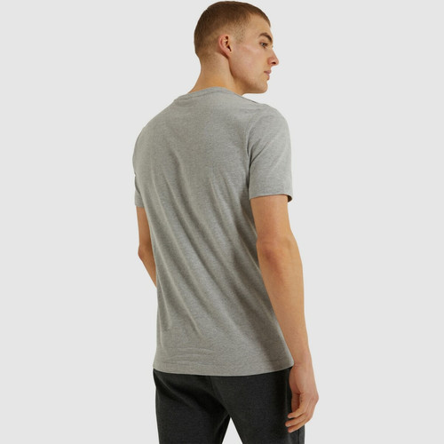 T-shirt Manches Courtes Ellesse anthracite en coton T-shirt / Polo homme