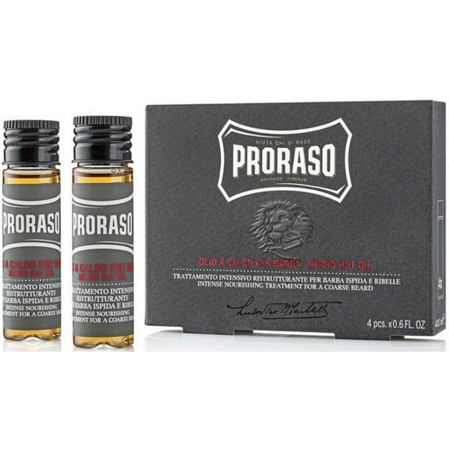 Proraso - Huile Chaude à Barbe 4x17ml - Soins homme