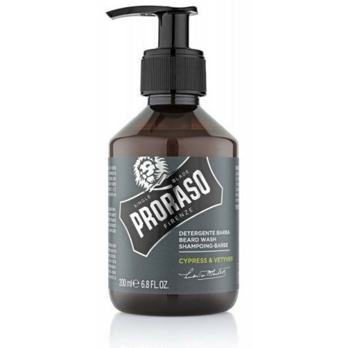 Proraso - Shampoing à Barbe 200ml Cyprès Vetiver - Soins homme