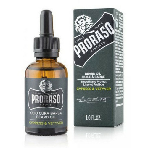 Proraso - Huile à Barbe 30ml Cyprès Vetiver - Soins homme
