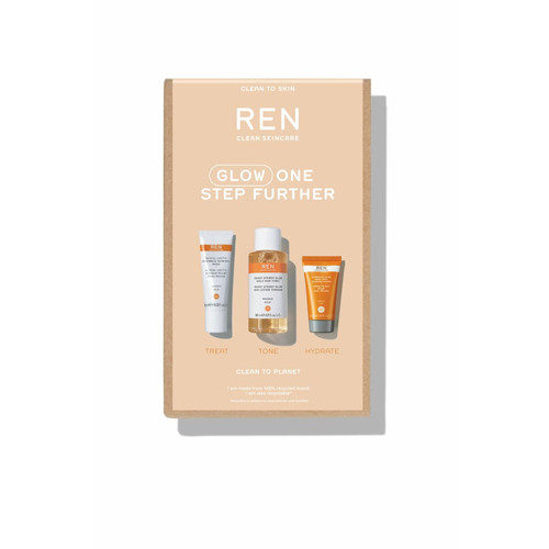 Ren - KIT Glow One Step Further 2021 - Rasage et soins visage