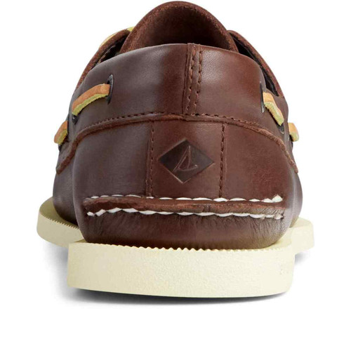 Chaussures Bateau Pour Homme A/O 2-EYE LEATHER - Cuir marron Sperry