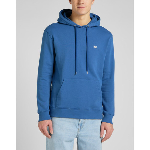Sweatshirt à Capuche Homme - Bleu en coton Lee LES ESSENTIELS HOMME