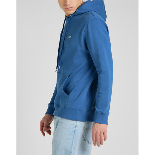 Sweatshirt à Capuche Homme - Bleu en coton Lee