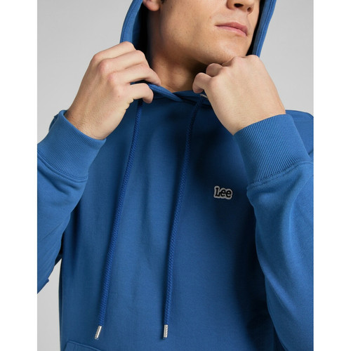 Sweatshirt à Capuche Homme - Bleu en coton Vêtement de sport homme