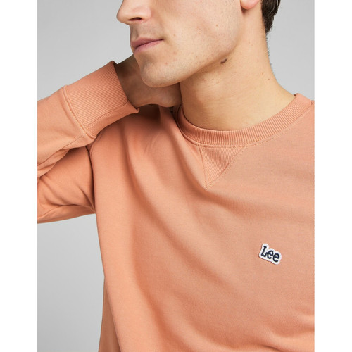Sweatshirt Homme - Uni Saumon orange en coton Vêtement de sport homme