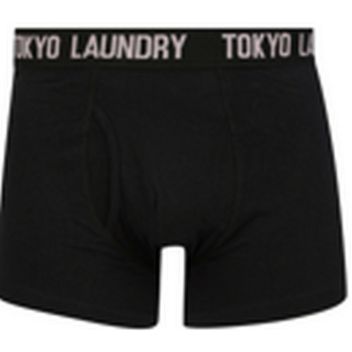 Tokyo Laundry - Pack de 2 boxers en coton violet  - Sélection cadeau de Noël LES ESSENTIELS HOMME