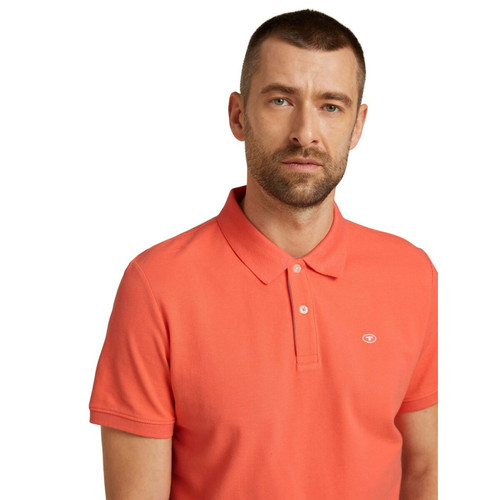 Polo homme orange en coton T-shirt / Polo homme