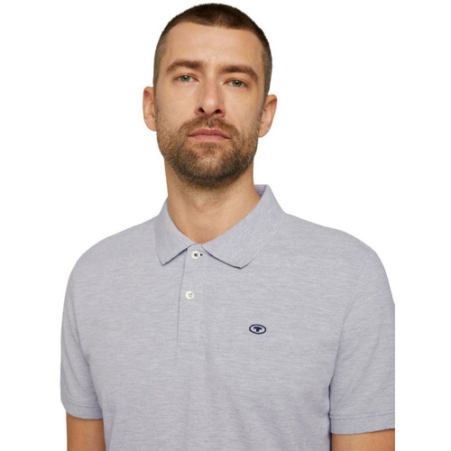 Polo homme gris clair en coton T-shirt / Polo homme