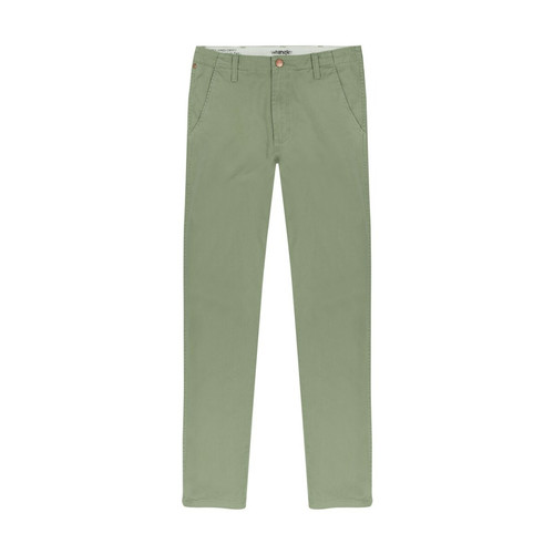 Pantalon chino Homme vert olive en coton Wrangler LES ESSENTIELS HOMME