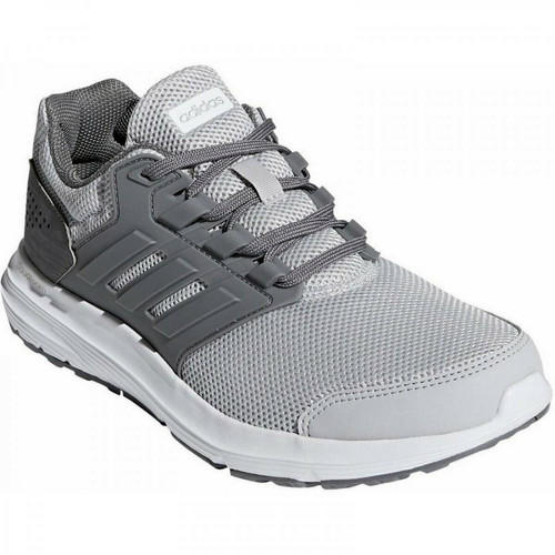 Adidas - Baskets grises bandes grises foncées - Promo Chaussures
