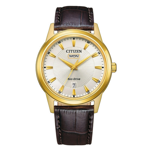 Citizen - Montre Homme AW0102-13A  - Montres homme bracelet cuir