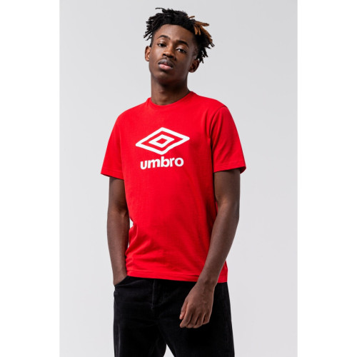 Umbro - Tee-shirt rouge pour homme  en coton - Vêtement de sport homme Umbro