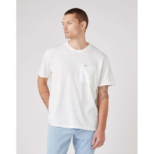 Wrangler - T-Shirt pour homme en coton  - Promos vêtements homme