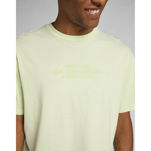 T-Shirt Homme en Coton  vert T-shirt / Polo homme