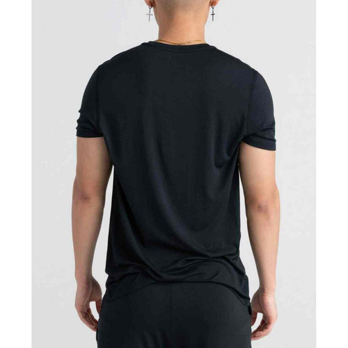 T-shirt col rond à manches courtes - Noir Saxx Underwear CO en coton modal Saxx