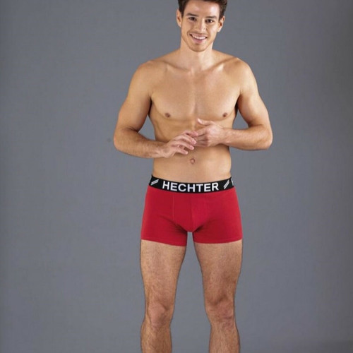 Daniel Hechter Homewear - Boxer homme rouge - Promo Sous-vêtement & pyjama