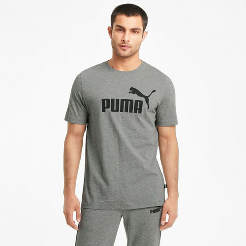 Tee-shirt homme FD ESS gris en coton Puma LES ESSENTIELS HOMME