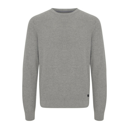 Blend - Pull manches longues en coton gris - Pull / Gilet / Sweatshirt homme