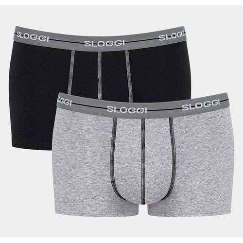 Sloggi Men - Lot de 2 Boxers courts  - Sous-vêtement homme & pyjama