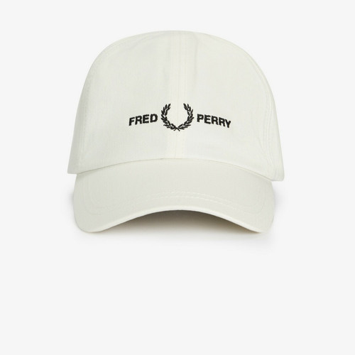 Casquette en twill logotypé - Blanche  Fred Perry