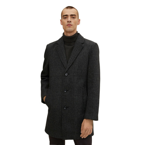 Tom Tailor - Manteau 3 boutons - Gris  - Vêtement homme