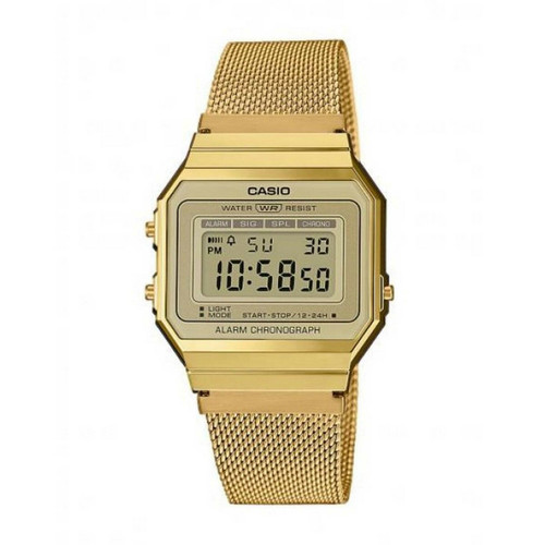 Casio - Montre Casio A700WEMG-9AEF - SLIM VINTAGE Acier Milanais Doré - Toutes les montres