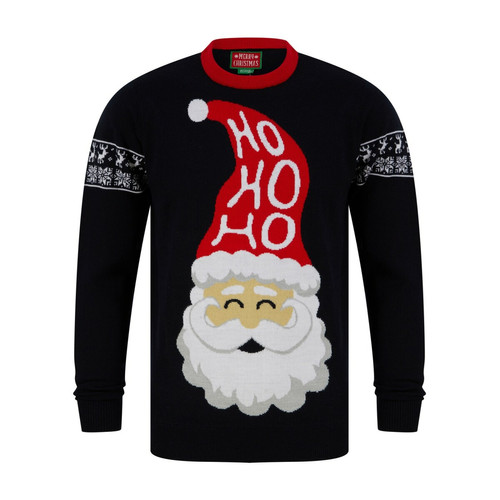Merry Christmas - Pull Noel SANTA HO HO HO - Pull / Gilet / Sweatshirt homme