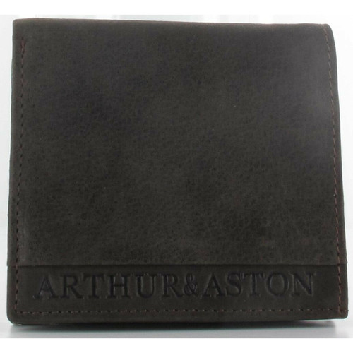 Arthur & Aston - PORTEFEUILLE DEPLIANT - Cuir de Vachette chataigne - Arthur & Aston - Créateurs et fabricants de maroquinerie