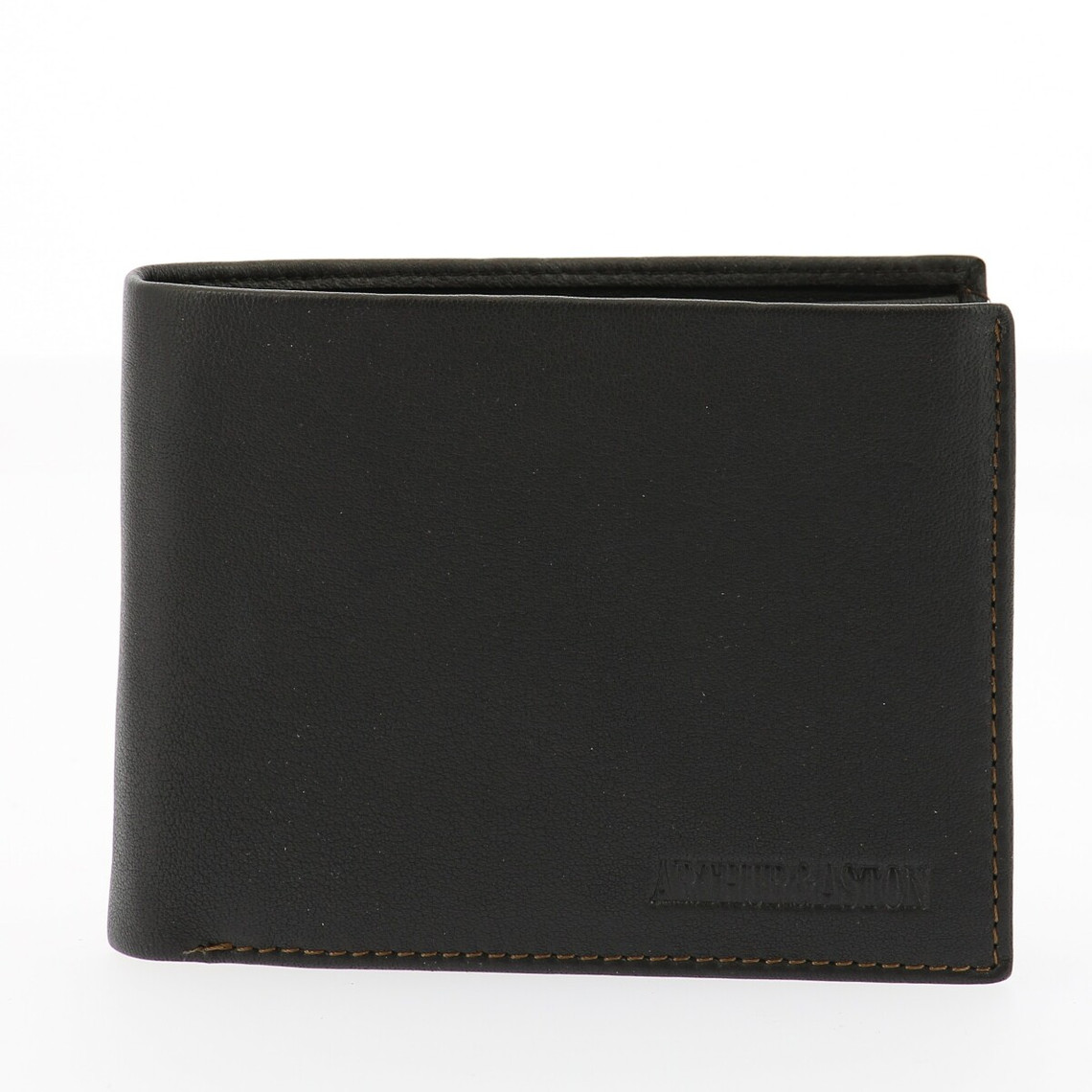 portefeuille avec compartiments cartes marron en cuir