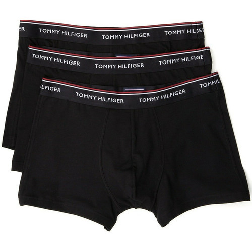 Tommy Hilfiger Underwear - LOT DE 3 BOXERS COTON - Siglé Tommy Hilfiger Noir - Caleçon / Boxer homme