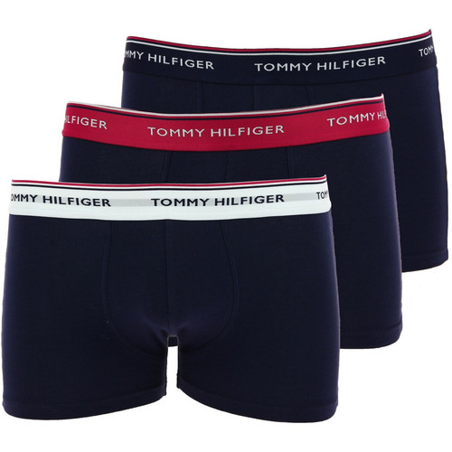 LOT DE 3 BOXERS COTON - Siglé Tommy Hilfiger Nuit noir Tommy Hilfiger Underwear LES ESSENTIELS HOMME