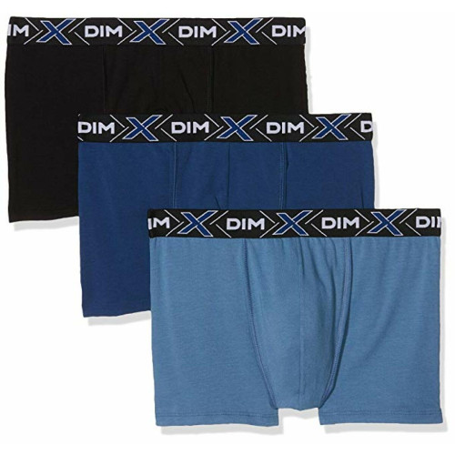 Pack de 3 boxers coton stretch X-TEMP X3 - Dim Underwear Multicolore Dim Homme
