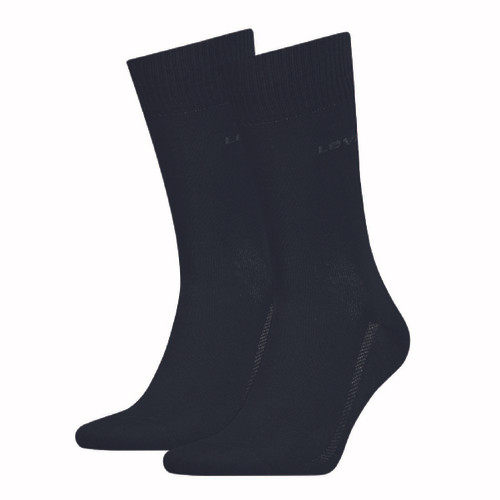 Levi's Underwear - Lot de 2 chaussettes noir Noir - Promo Sous-vêtement & pyjama