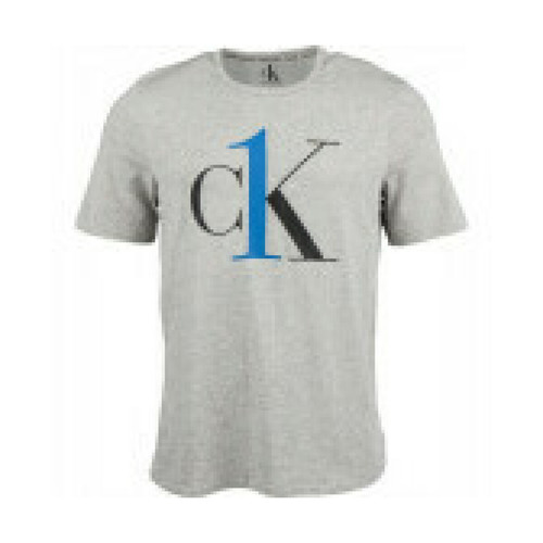 Calvin Klein Underwear - T SHIRT MANCHE COURTE Gris / Bleu - Calvin Kein Montres, maroquinerie et unverwear