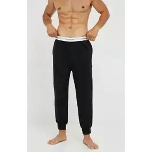 Bas de pyjama - Pantalon jogger - Noir en coton Calvin Klein Underwear LES ESSENTIELS HOMME