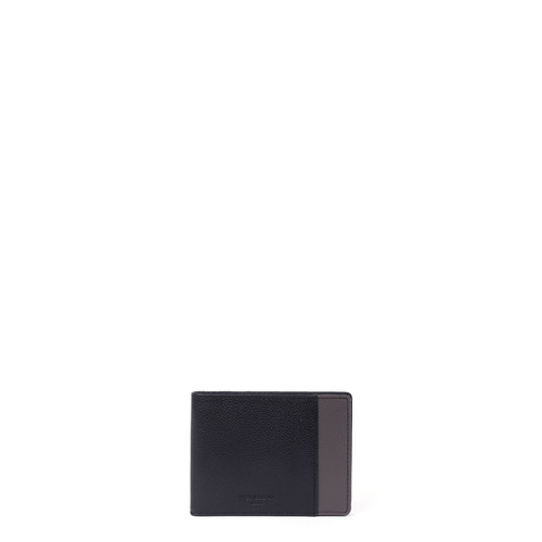 Hexagona - Portefeuille italien - 1 volet - Stop RFID - Cuir de vachette - Hexagona pour homme