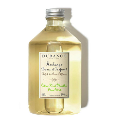 Durance - Recharge pour bouquet parfumé Citron vert menthe - Bougies et parfums d'intérieur