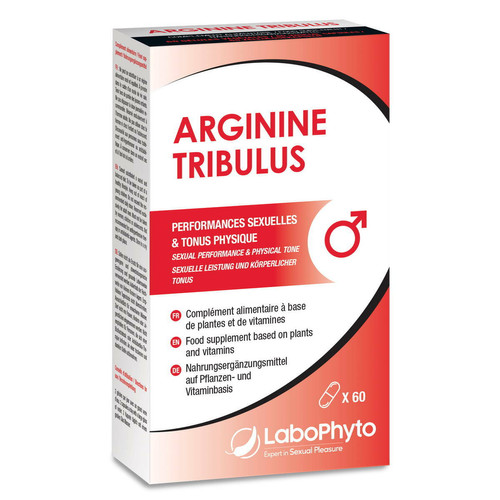 Labophyto - Arginine Tribulus Tonus Physique 60 gélules - LABOPHYTO compléments alimentaires & aphrodisiaques