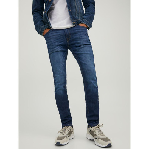 Jack & Jones - Jean skinny Skinny Fit Bleu en coton Gael - Jeans Droits Homme