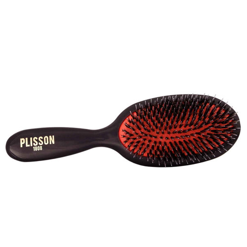 Plisson - Brosse En Poils De Sanglier Et Nylon Noire - Soins cheveux femme