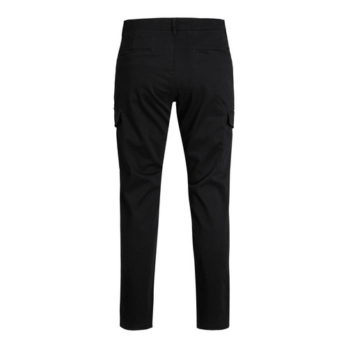 Pantalon cargo Regular Fit Noir en coton Jack & Jones