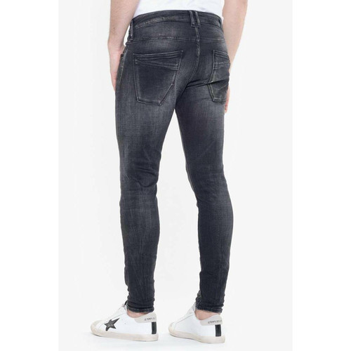 Jeans skinny POWER, 7/8ème noir en coton Jean homme