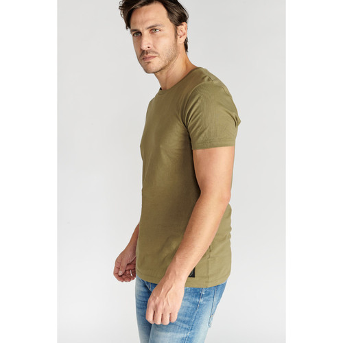 T-shirt Brown kaki vert en coton Le Temps des Cerises
