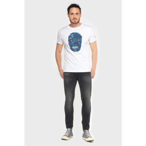 Le Temps des Cerises - Jeans ajusté BLUE JOGG 700/11, longueur 34 noir en coton Ray - Jeans Slim Homme