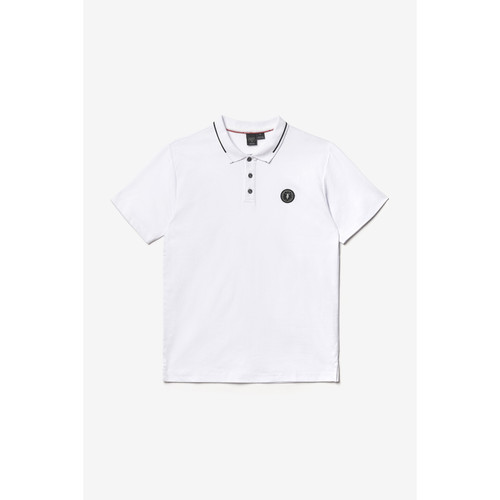 Polo Aron blanc en coton T-shirt / Polo homme