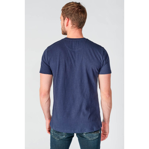 Tee-Shirt BAXTER bleu en coton Le Temps des Cerises