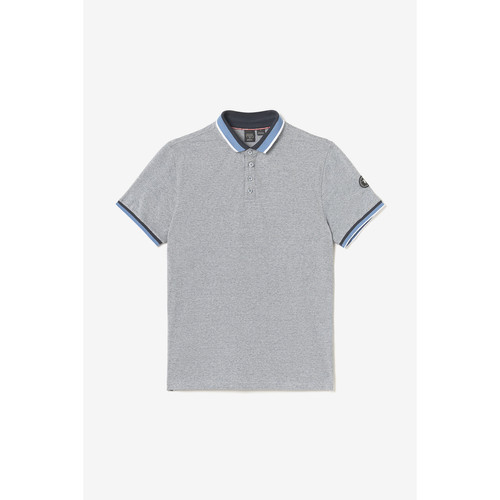 Polo VOLTO bleu en coton T-shirt / Polo homme